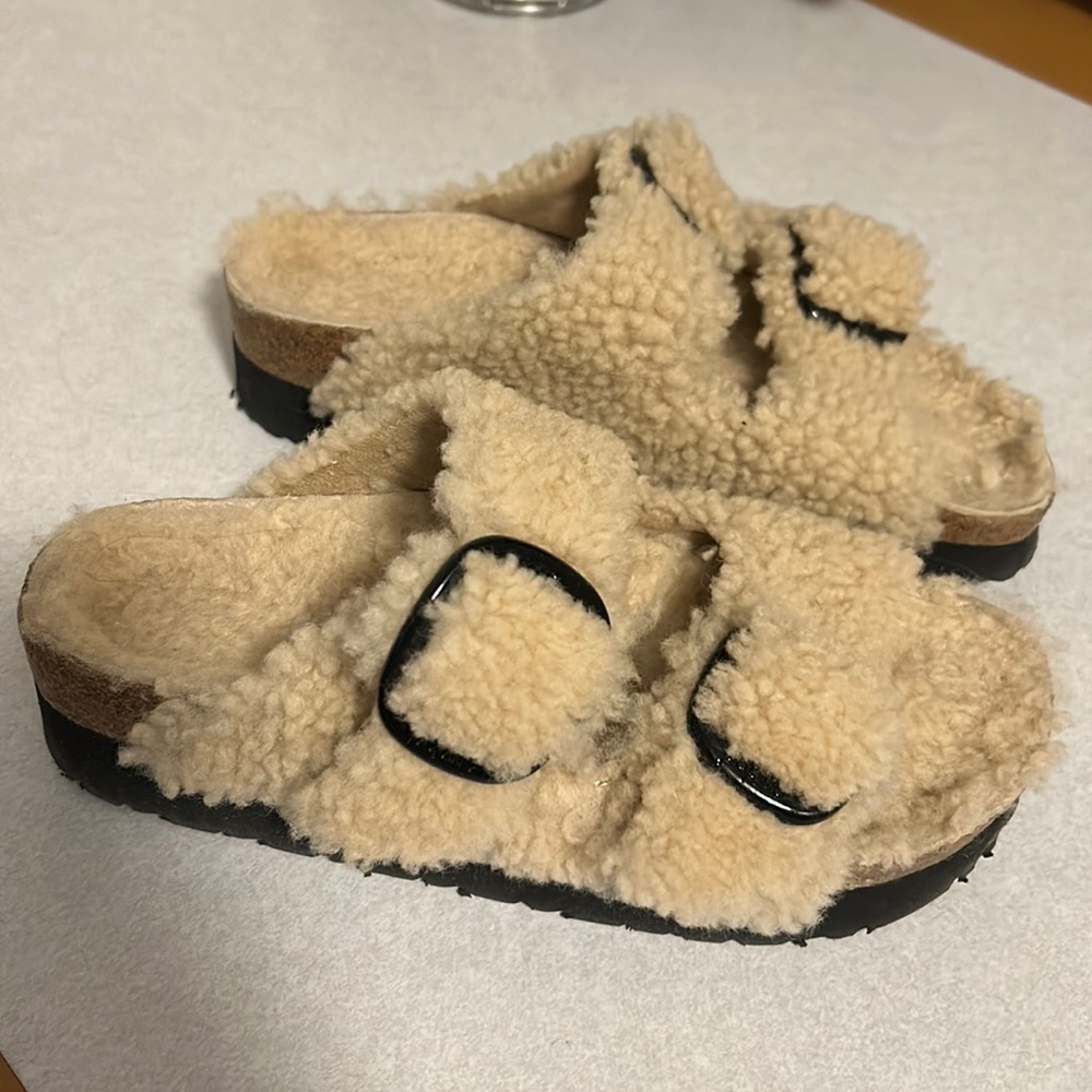 Birkenstock - papillio shearling sandals
